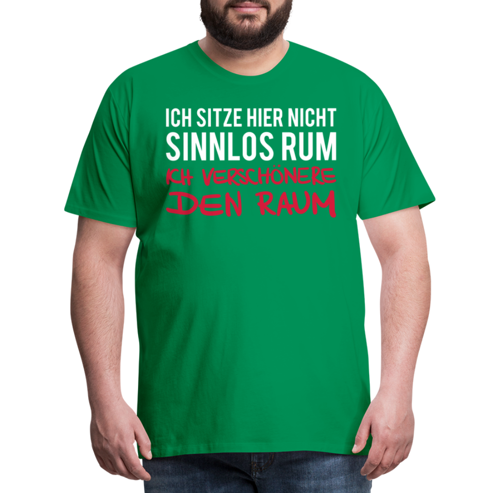 Männer Premium T-Shirt Ich sitze hier - Kelly Green