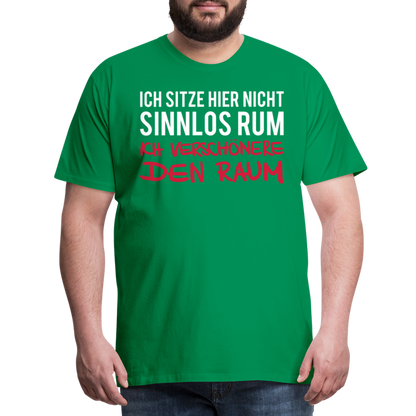 Männer Premium T-Shirt Ich sitze hier - Kelly Green