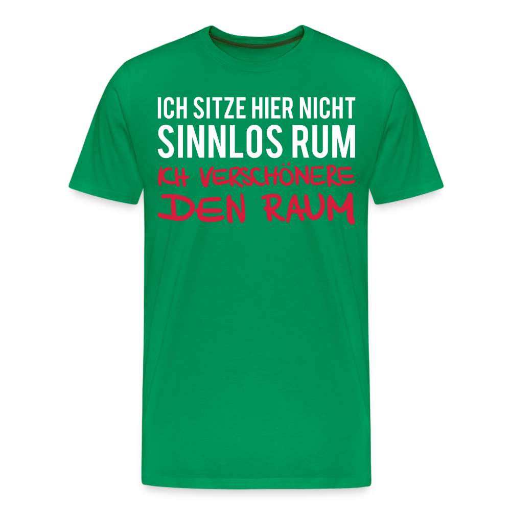 Männer Premium T-Shirt Ich sitze hier - Kelly Green