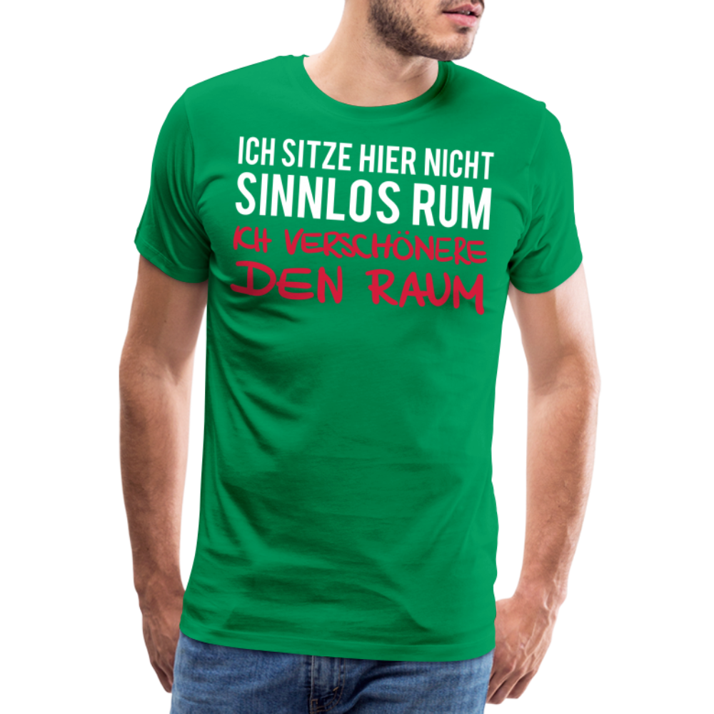 Männer Premium T-Shirt Ich sitze hier - Kelly Green