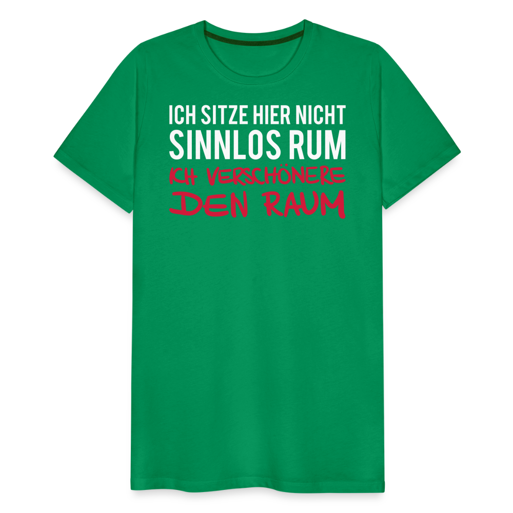 Männer Premium T-Shirt Ich sitze hier - Kelly Green