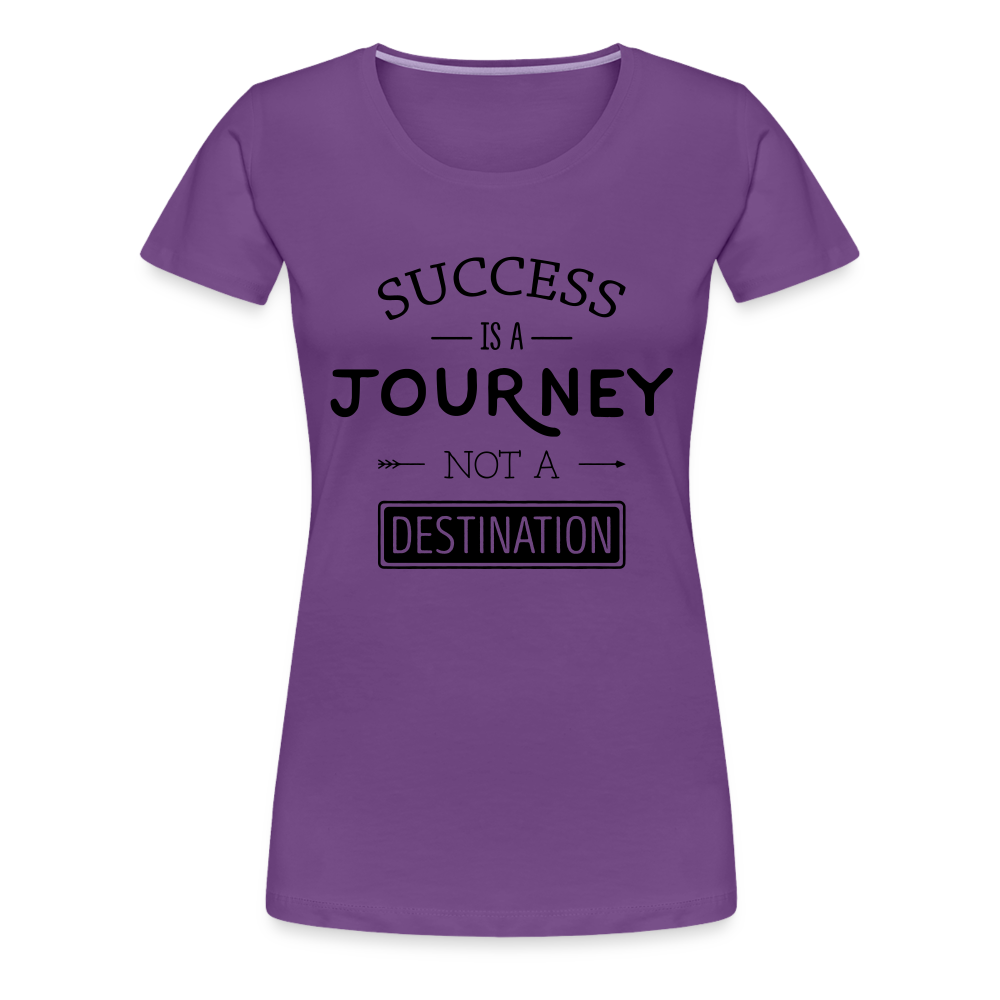 Frauen Premium T-Shirt - Success - Lila