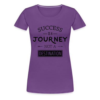 Frauen Premium T-Shirt - Success - Lila