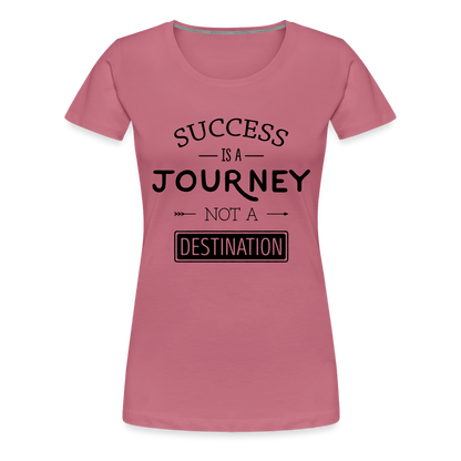 Frauen Premium T-Shirt - Success - Malve