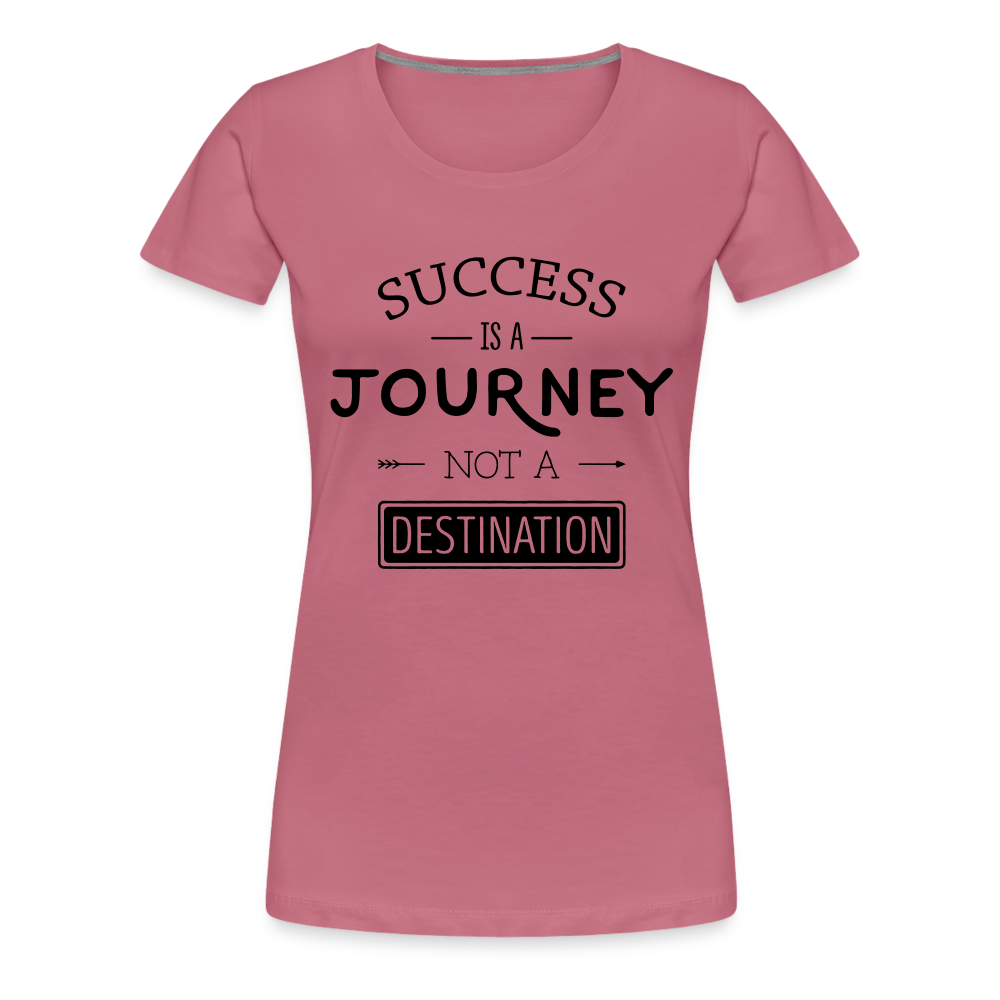 Frauen Premium T-Shirt - Success - Malve