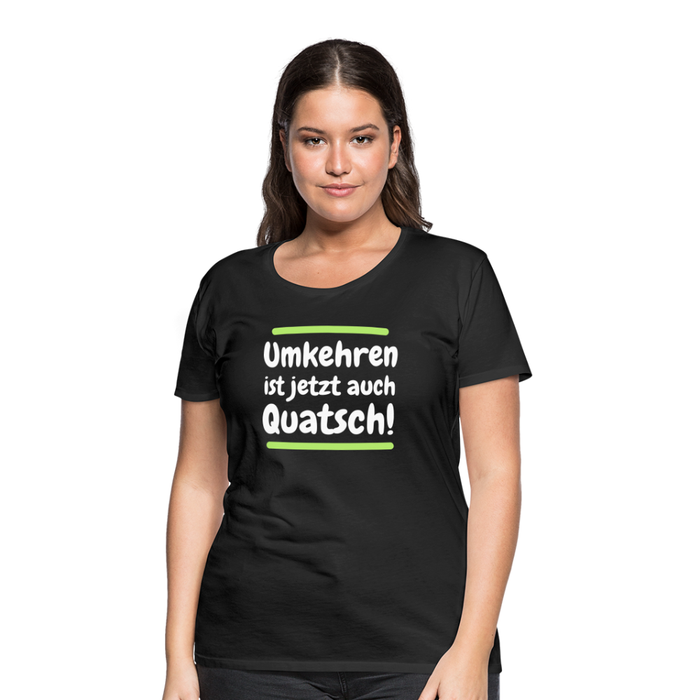 Frauen Premium T-Shirt - Umkehren - Schwarz