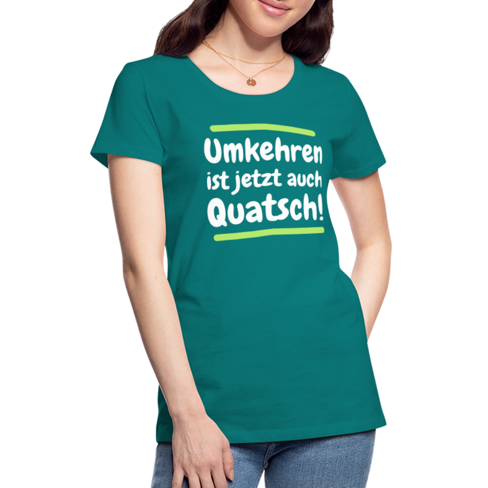 Frauen Premium T-Shirt - Umkehren - Divablau