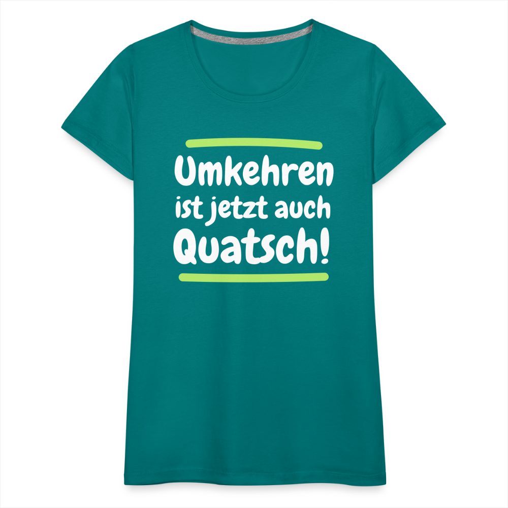 Frauen Premium T-Shirt - Umkehren - Divablau