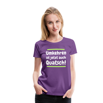 Frauen Premium T-Shirt - Umkehren - Lila