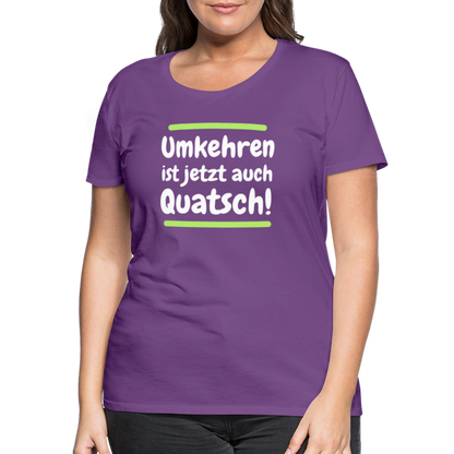 Frauen Premium T-Shirt - Umkehren - Lila