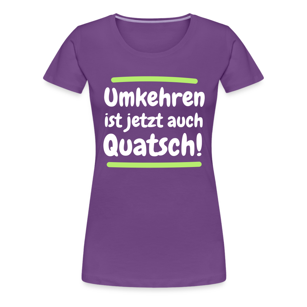 Frauen Premium T-Shirt - Umkehren - Lila