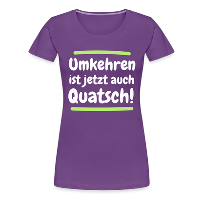 Frauen Premium T-Shirt - Umkehren - Lila