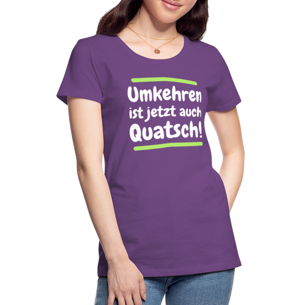 Frauen Premium T-Shirt - Umkehren - Lila