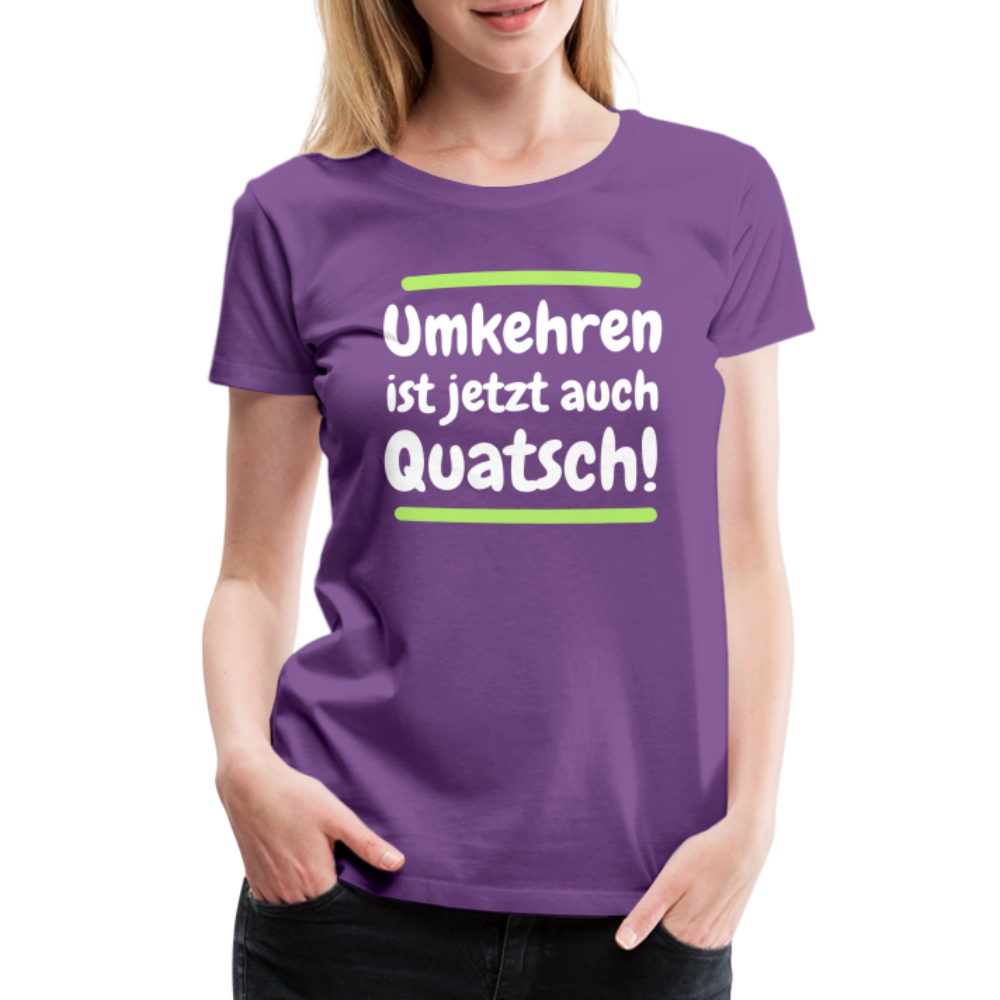 Frauen Premium T-Shirt - Umkehren - Lila