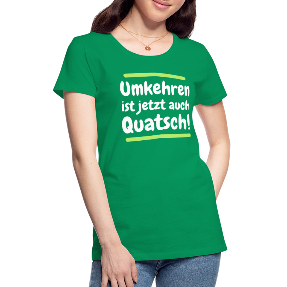 Frauen Premium T-Shirt - Umkehren - Kelly Green