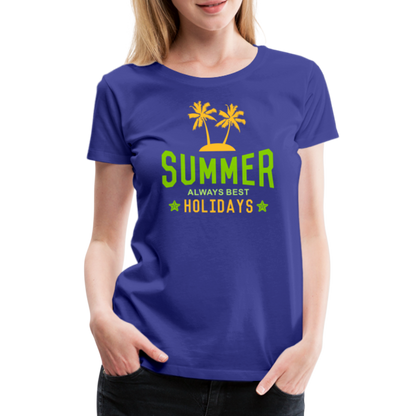 Frauen Premium T-Shirt - Summer - Königsblau