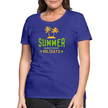 Frauen Premium T-Shirt - Summer - Königsblau