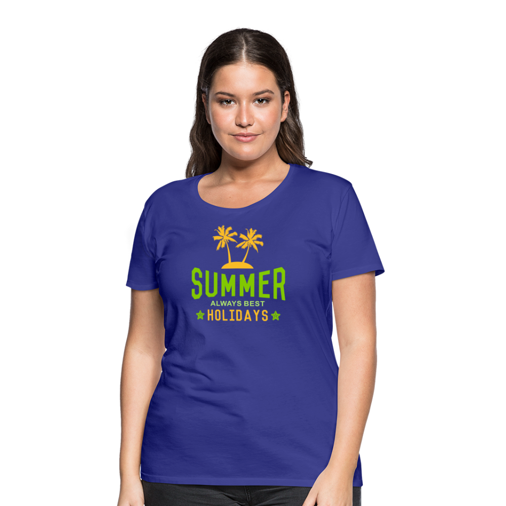 Frauen Premium T-Shirt - Summer - Königsblau