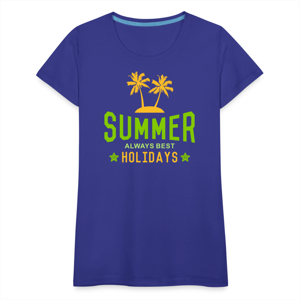 Frauen Premium T-Shirt - Summer - Königsblau