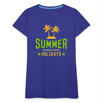 Frauen Premium T-Shirt - Summer - Königsblau