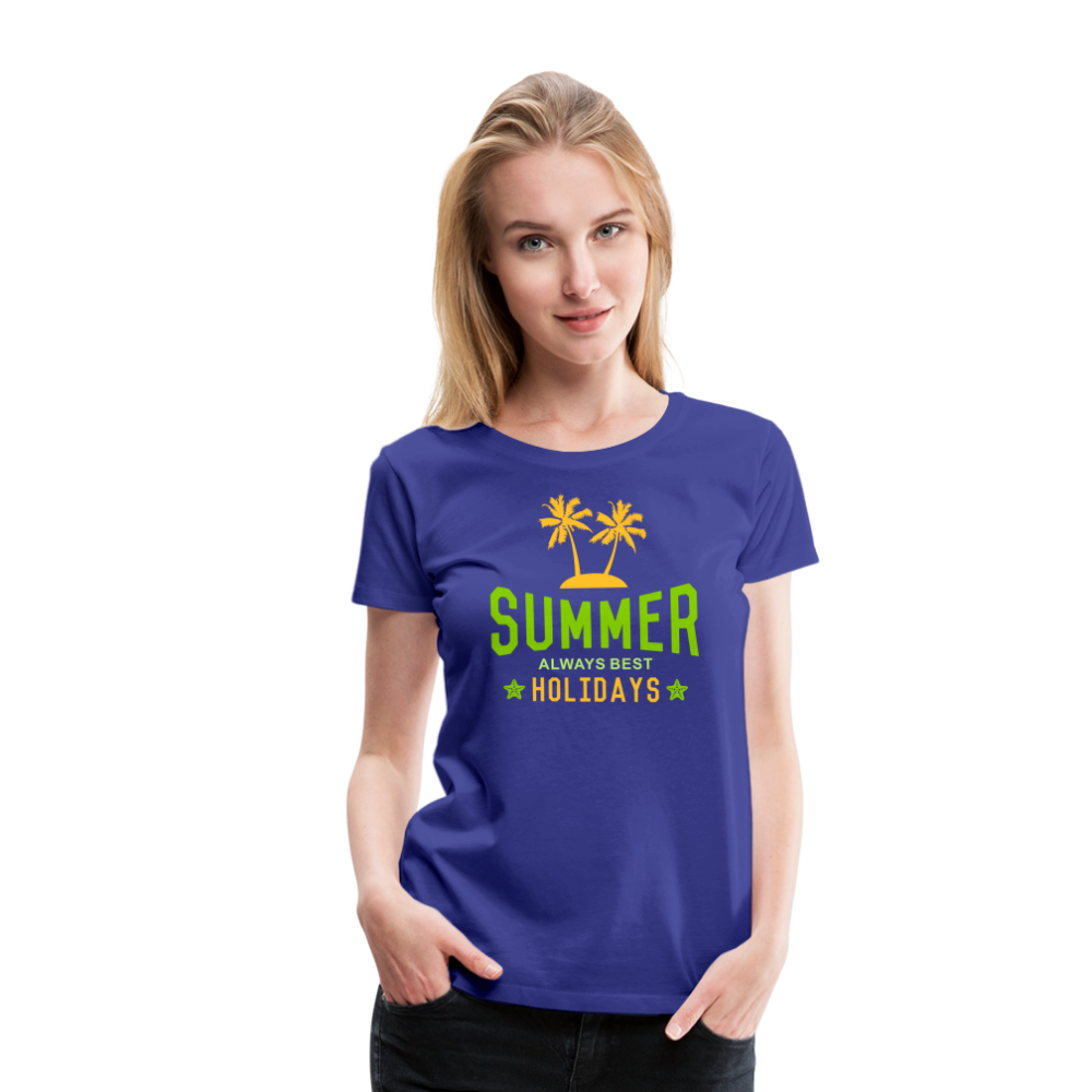 Frauen Premium T-Shirt - Summer - Königsblau