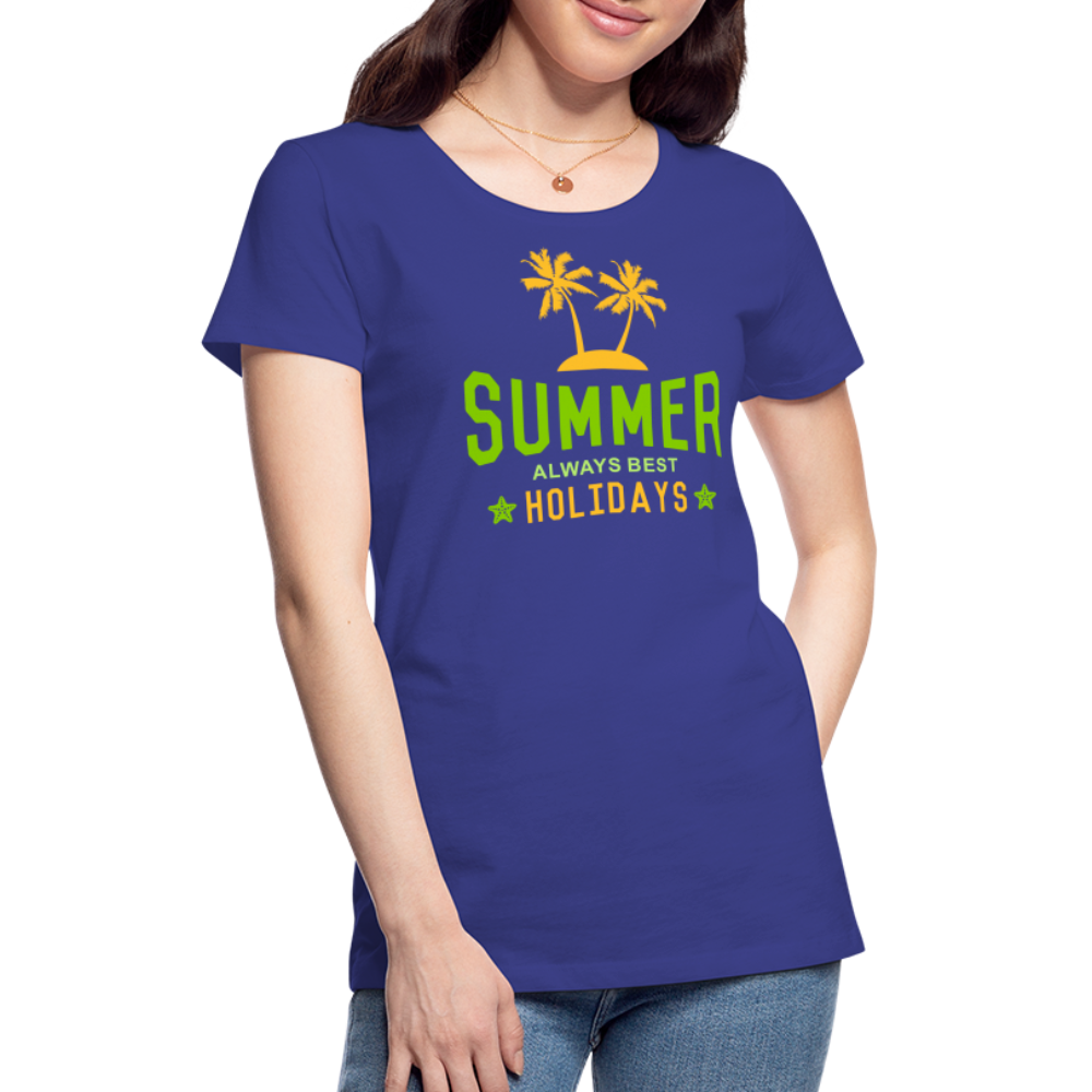 Frauen Premium T-Shirt - Summer - Königsblau