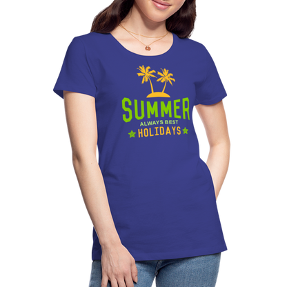 Frauen Premium T-Shirt - Summer - Königsblau