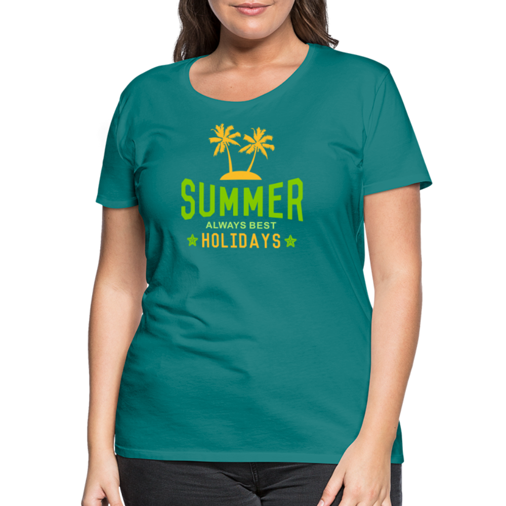 Frauen Premium T-Shirt - Summer - Divablau