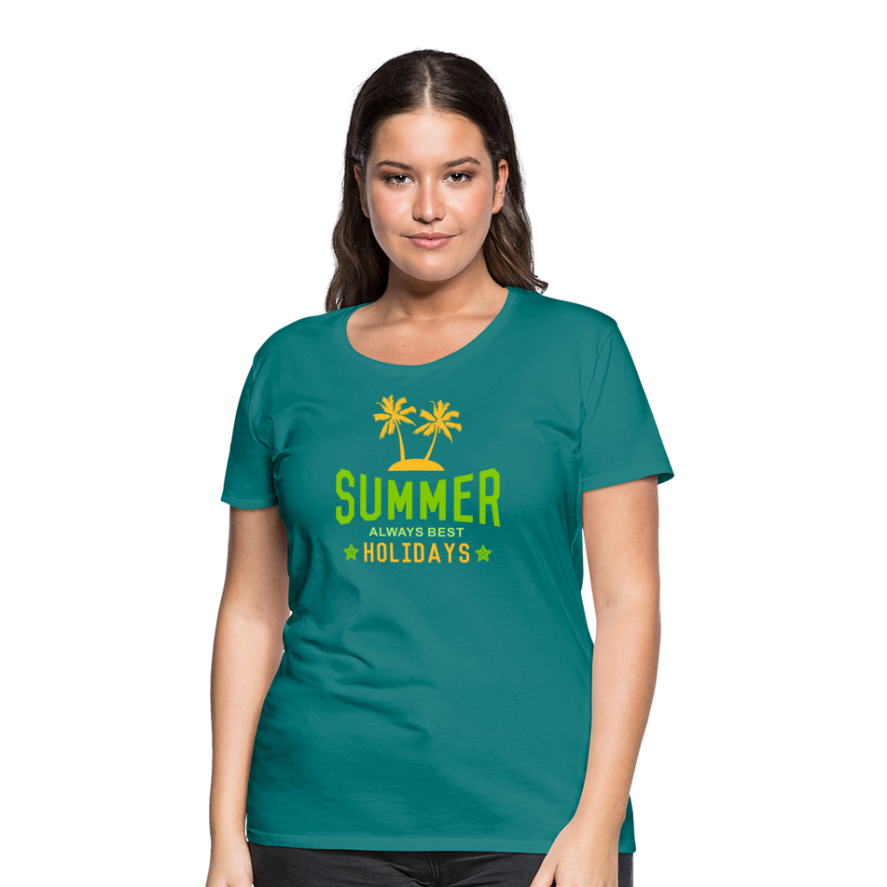 Frauen Premium T-Shirt - Summer - Divablau