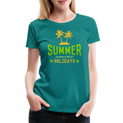 Frauen Premium T-Shirt - Summer - Divablau