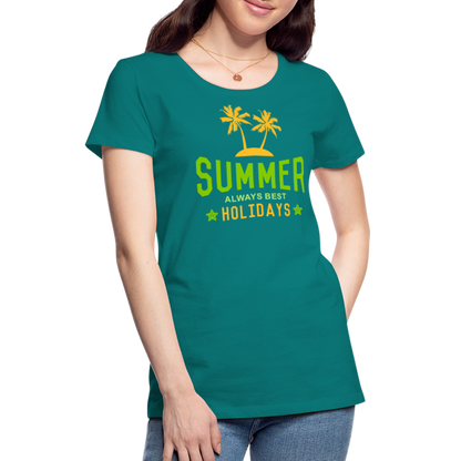 Frauen Premium T-Shirt - Summer - Divablau