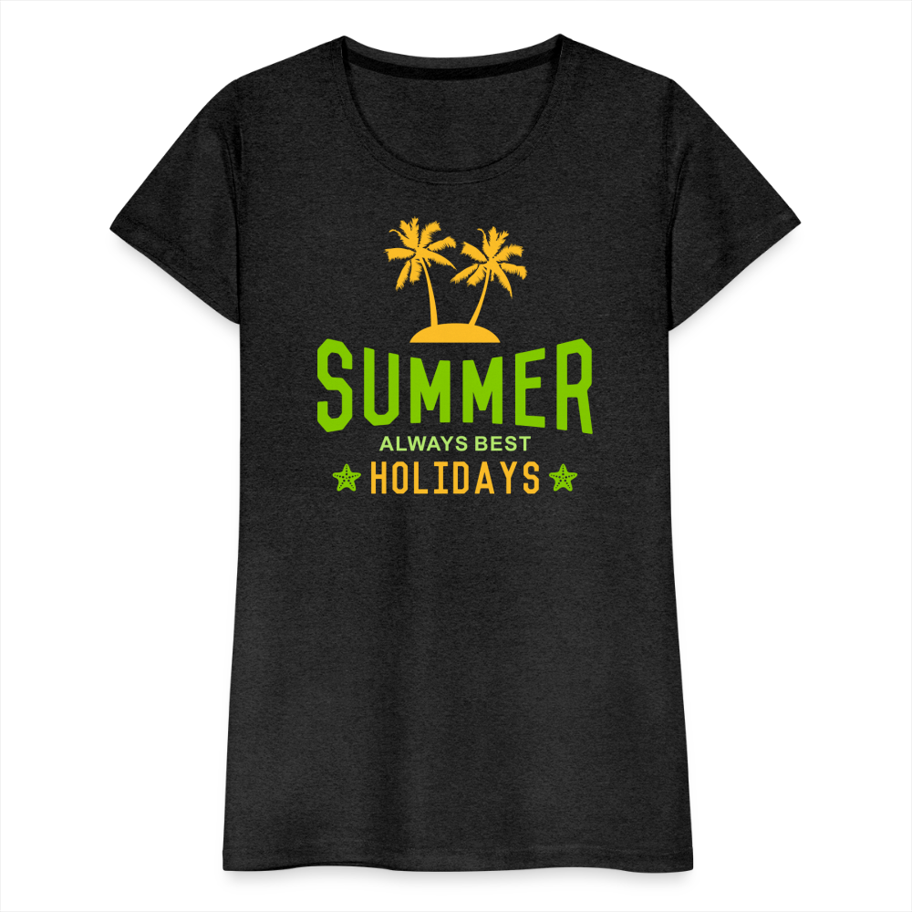 Frauen Premium T-Shirt - Summer - Anthrazit