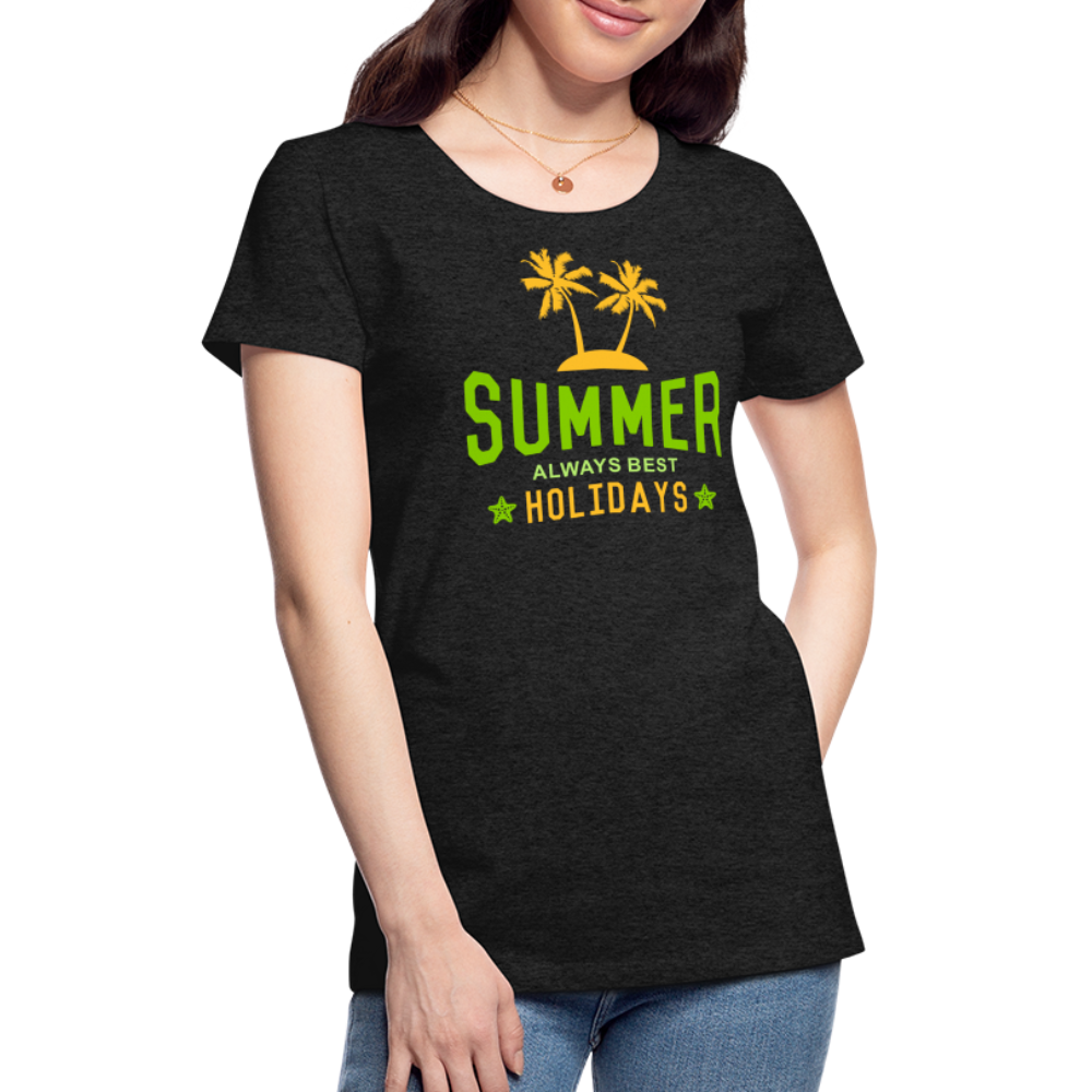 Frauen Premium T-Shirt - Summer - Anthrazit