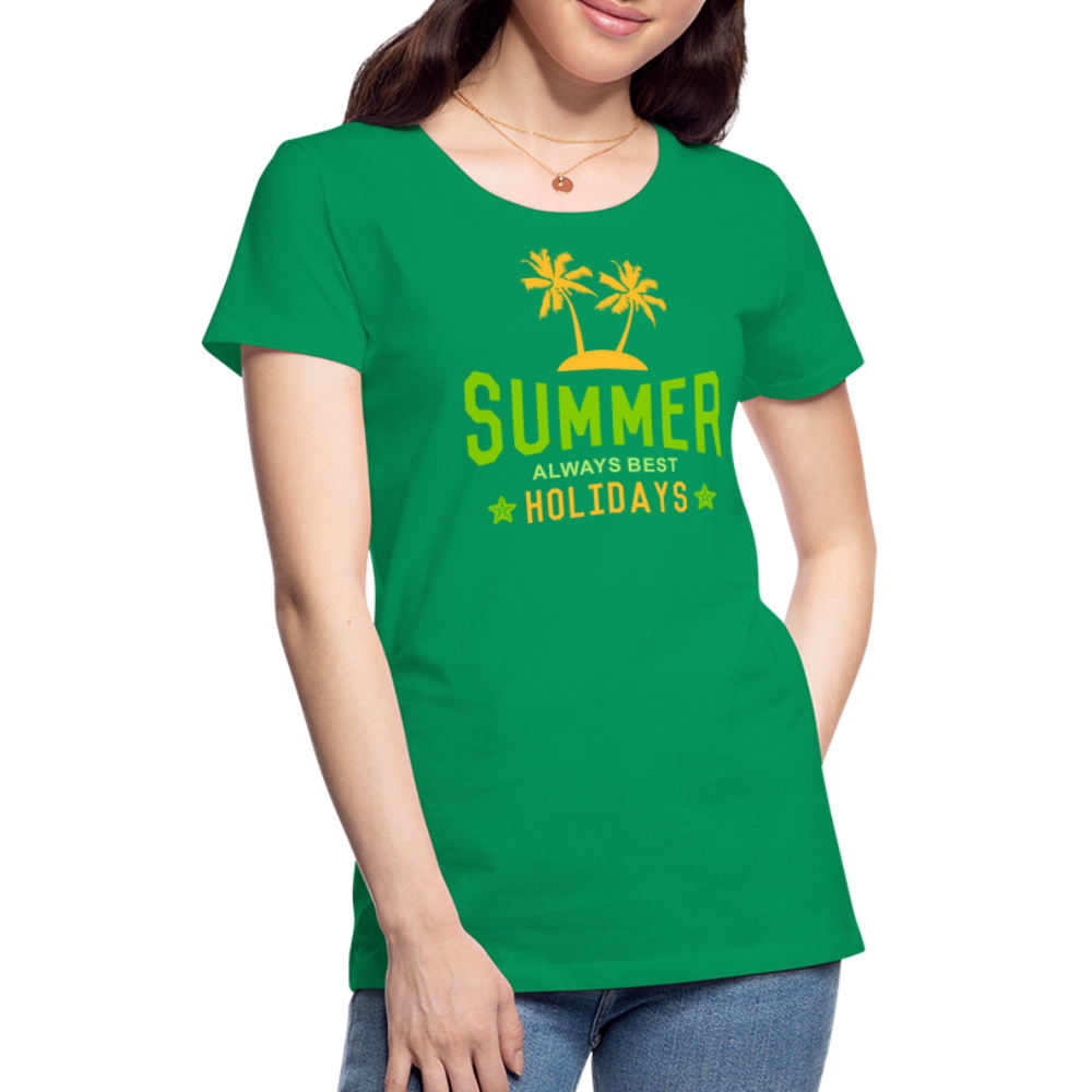 Frauen Premium T-Shirt - Summer - Kelly Green