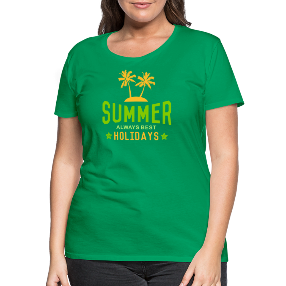 Frauen Premium T-Shirt - Summer - Kelly Green