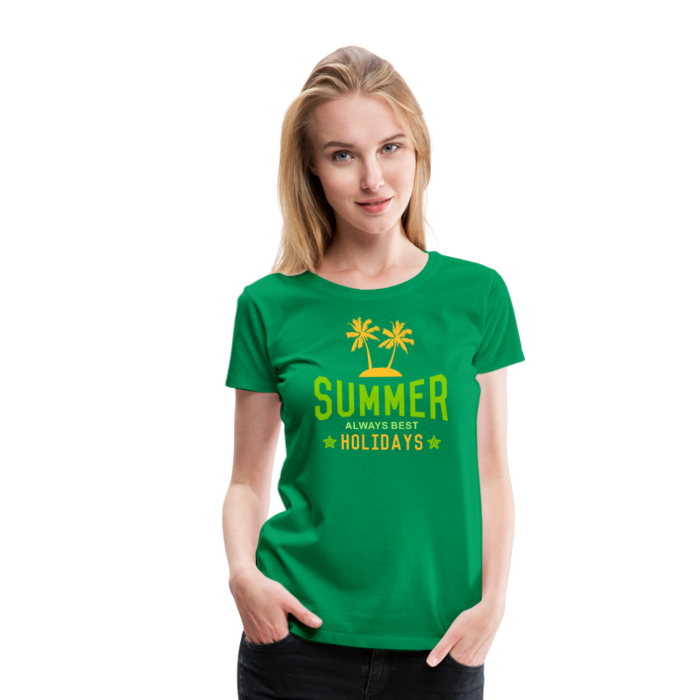 Frauen Premium T-Shirt - Summer - Kelly Green