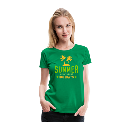 Frauen Premium T-Shirt - Summer - Kelly Green