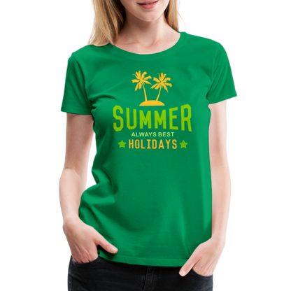 Frauen Premium T-Shirt - Summer - Kelly Green