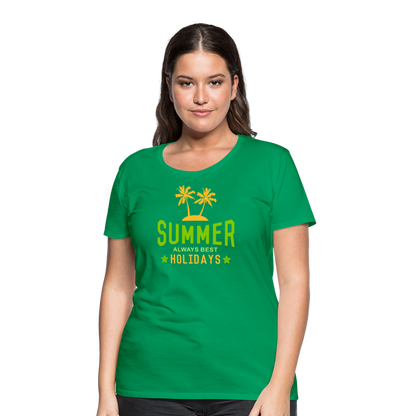 Frauen Premium T-Shirt - Summer - Kelly Green