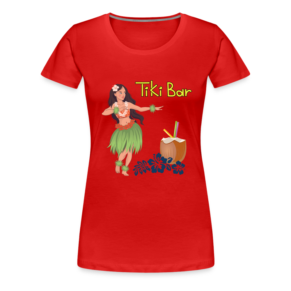 Frauen Premium T-Shirt - Tiki Bar - Rot