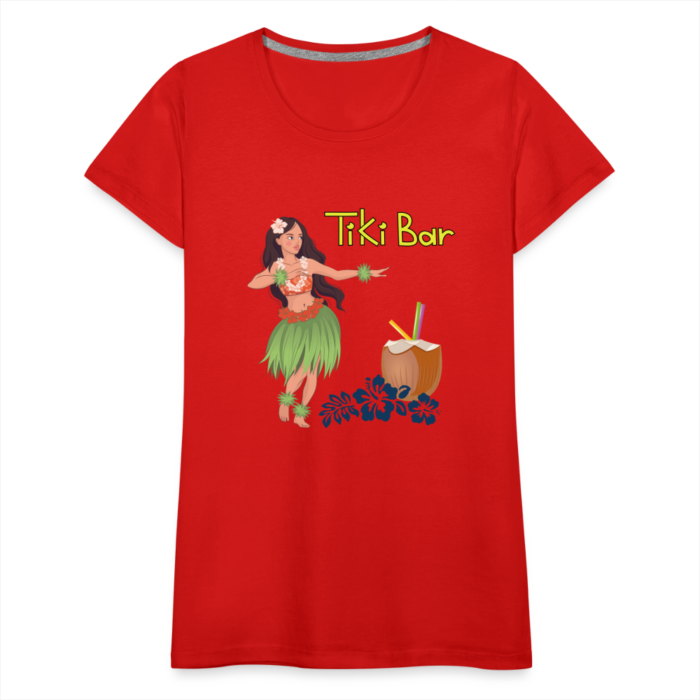 Frauen Premium T-Shirt - Tiki Bar - Rot