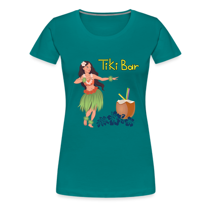 Frauen Premium T-Shirt - Tiki Bar - Divablau