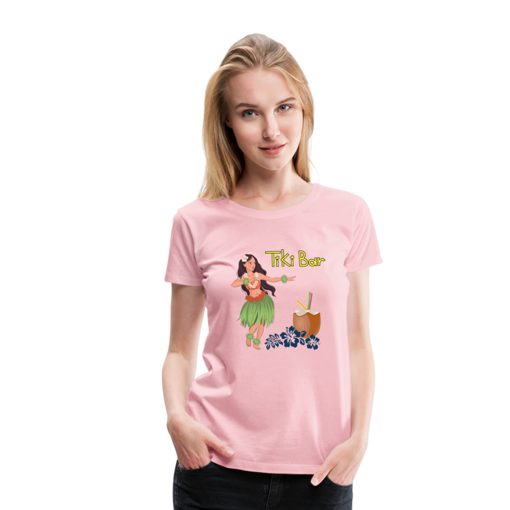 Frauen Premium T-Shirt - Tiki Bar - Hellrosa