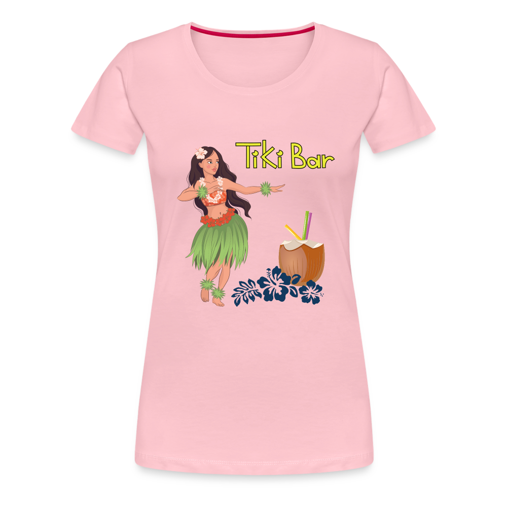 Frauen Premium T-Shirt - Tiki Bar - Hellrosa