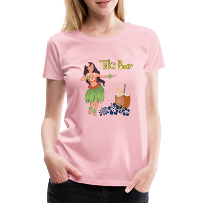 Frauen Premium T-Shirt - Tiki Bar - Hellrosa