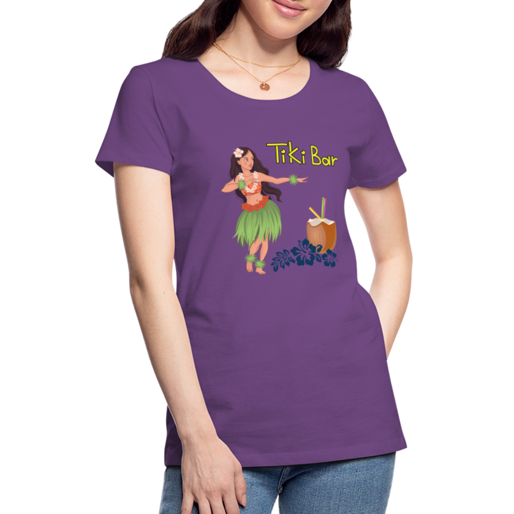 Frauen Premium T-Shirt - Tiki Bar - Lila