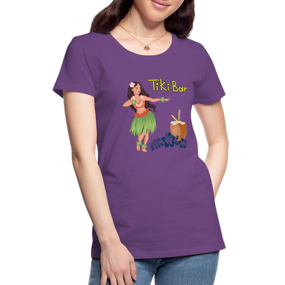 Frauen Premium T-Shirt - Tiki Bar - Lila