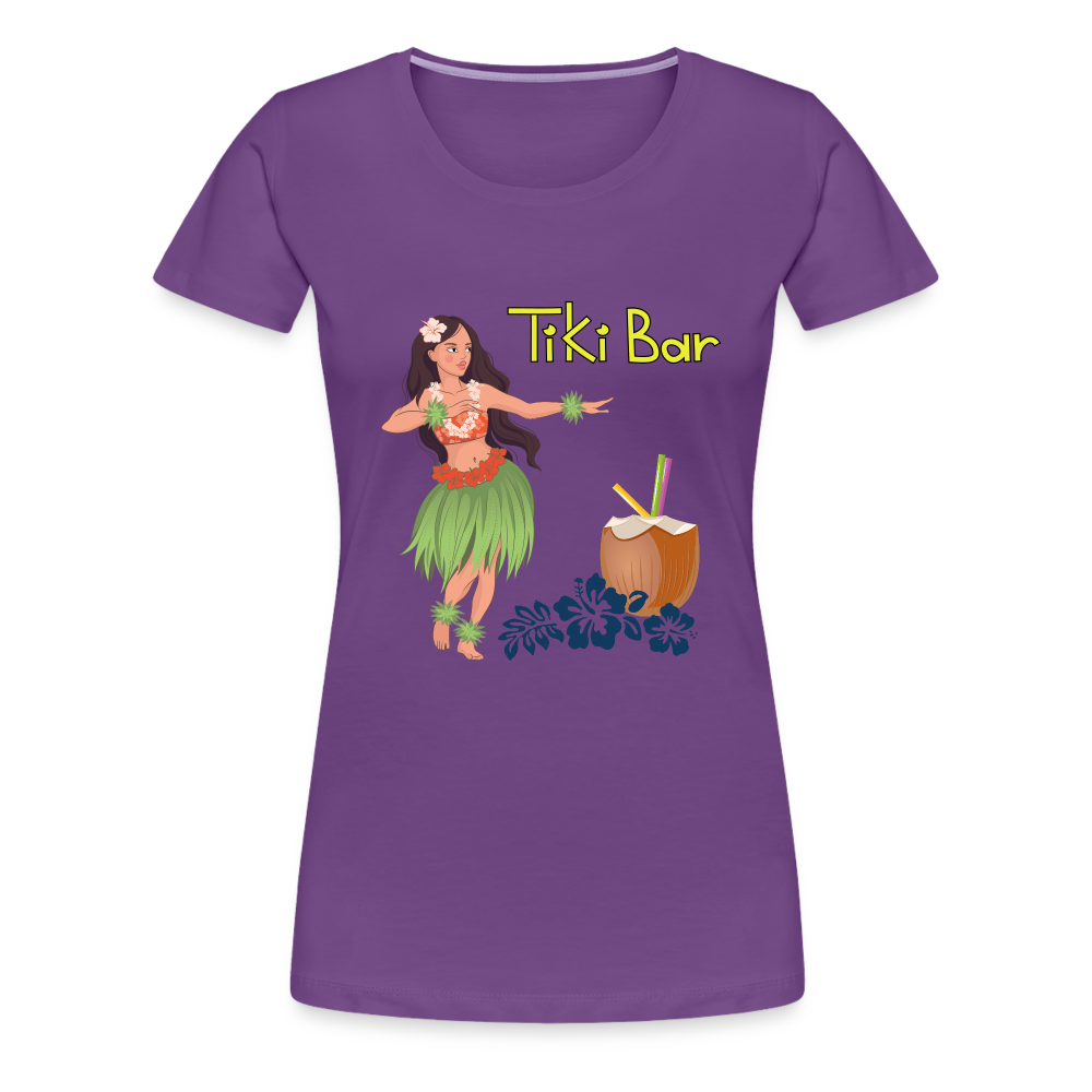 Frauen Premium T-Shirt - Tiki Bar - Lila