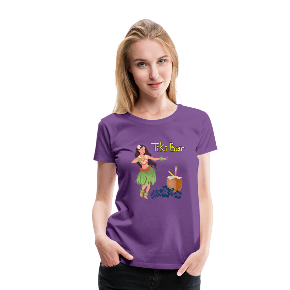 Frauen Premium T-Shirt - Tiki Bar - Lila