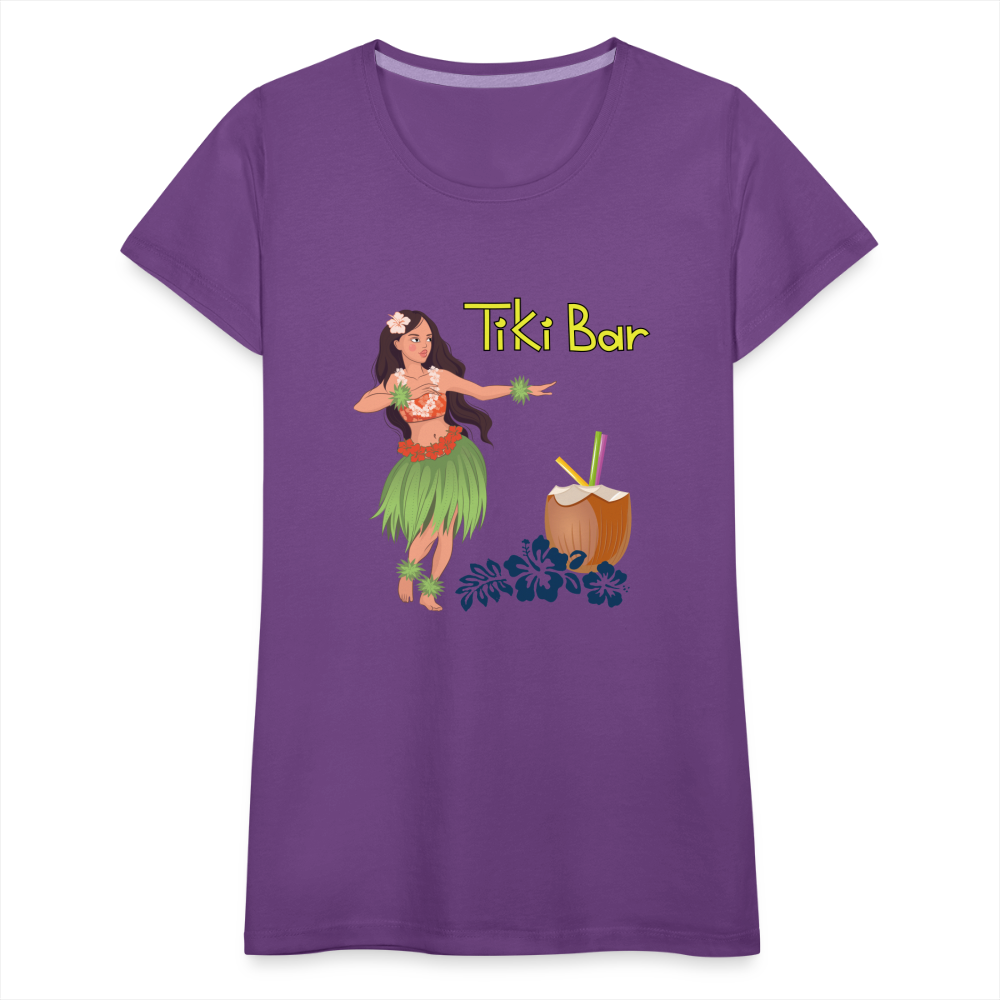 Frauen Premium T-Shirt - Tiki Bar - Lila